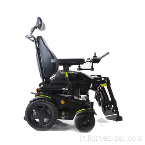 Fauteuil roulant électrique pliable en aluminium léger et portable